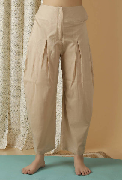 Mulmul Cotton Solid Lilac Harem Pants – TJORI